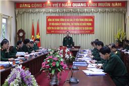 Trung tướng Vũ Hải Sản, Thứ trưởng Bộ Quốc phòng thăm và làm việc tại Quân khu